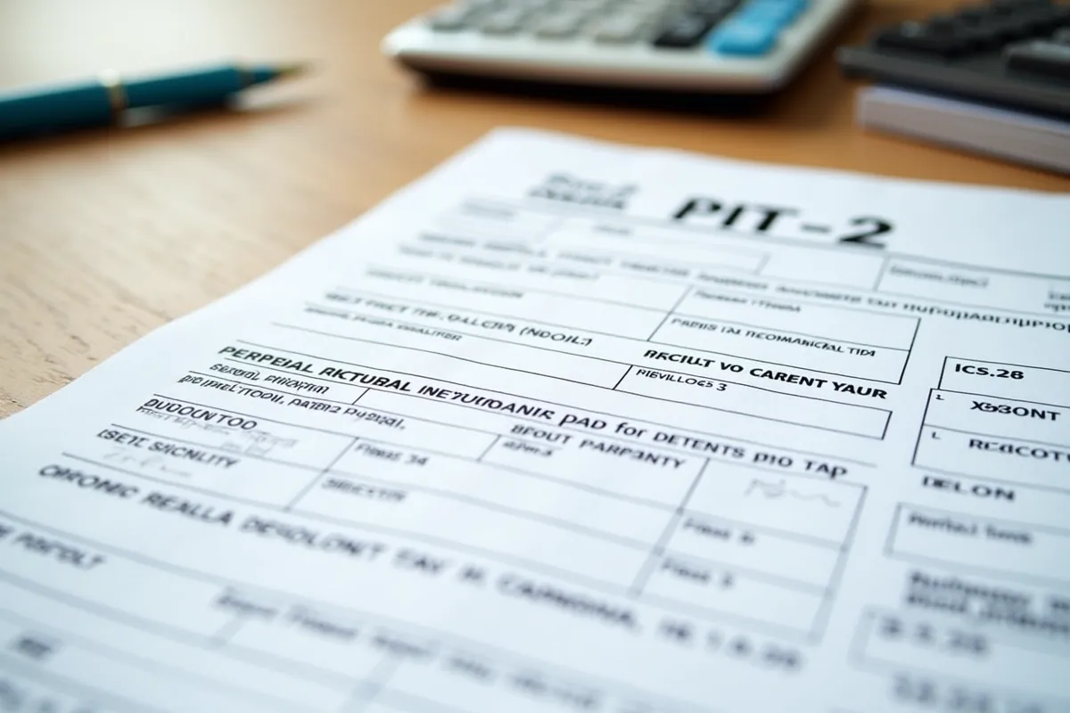 PIT-2: Co to jest i jak wypełnić formularz?